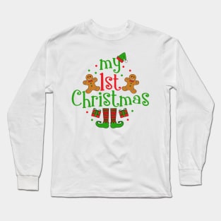 My First Christmas Baby Elf Long Sleeve T-Shirt